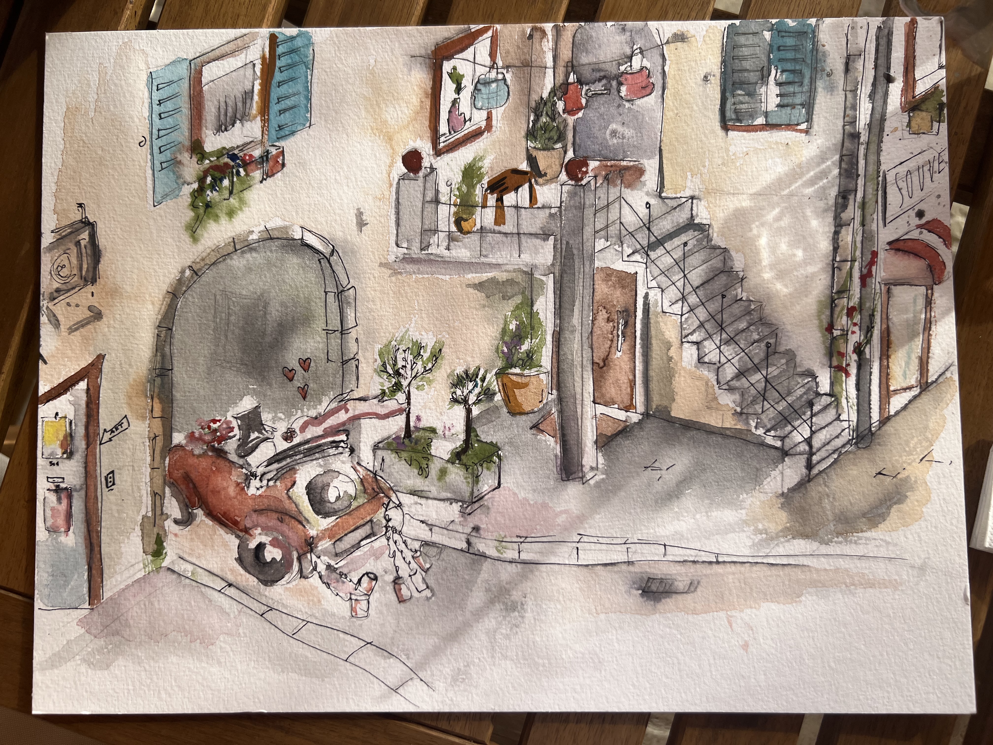 Aquarell-Werk